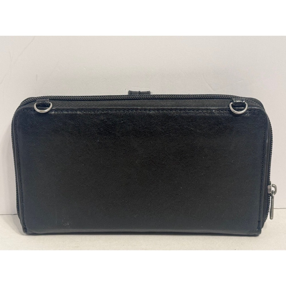 The Sak Iris Smartphone Wallet Black Leather - Picture 2 of 11